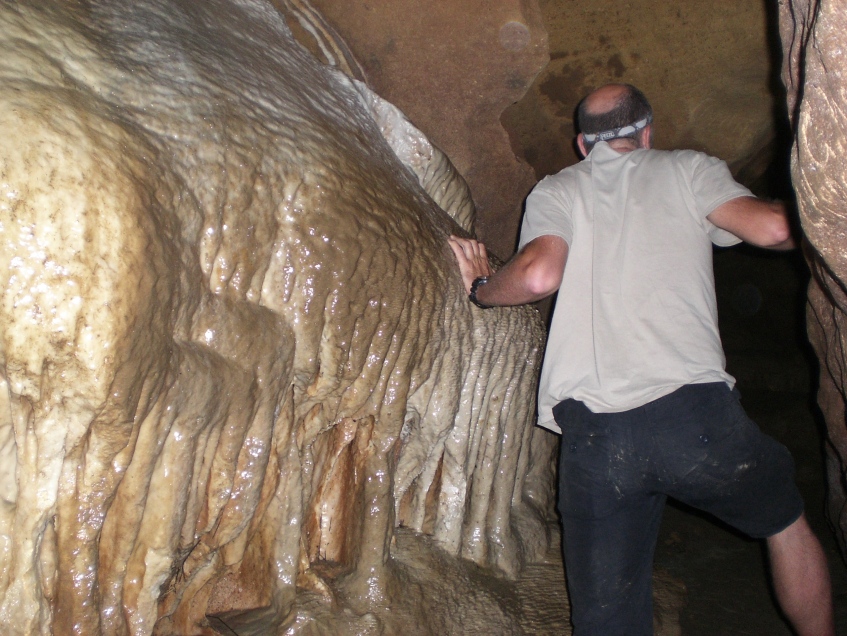 Höhlenforscher in den Clifden Caves